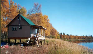Lake cabin with good fishing and hunting
